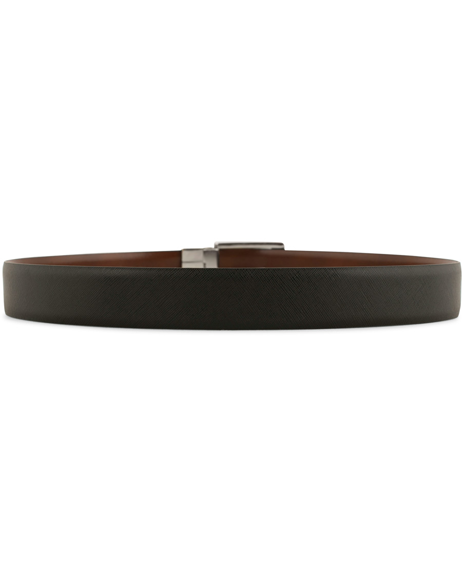 Homme | Canali Reversible Belt Cognac/Black | Canali | Reversible Belt Cognac/Black
