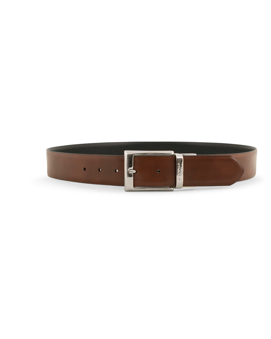 Homme | Canali Reversible Belt Cognac/Black | Canali | Reversible Belt Cognac/Black