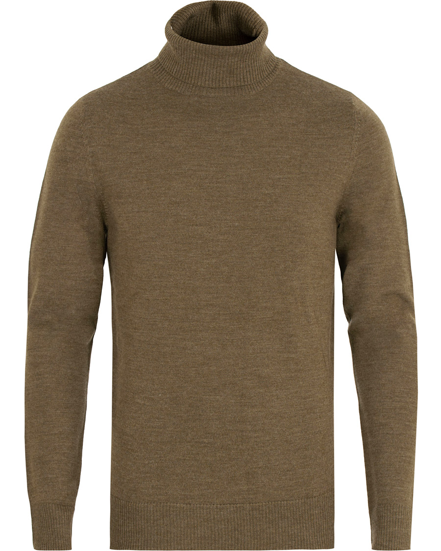 Heren | Truien | A.P.C. | Marcelino Rollneck Khaki Chine