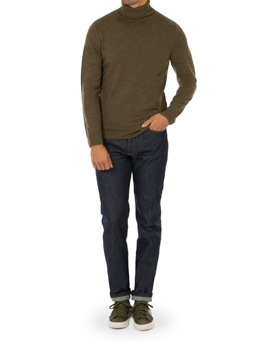 Heren | Truien | A.P.C. | Marcelino Rollneck Khaki Chine