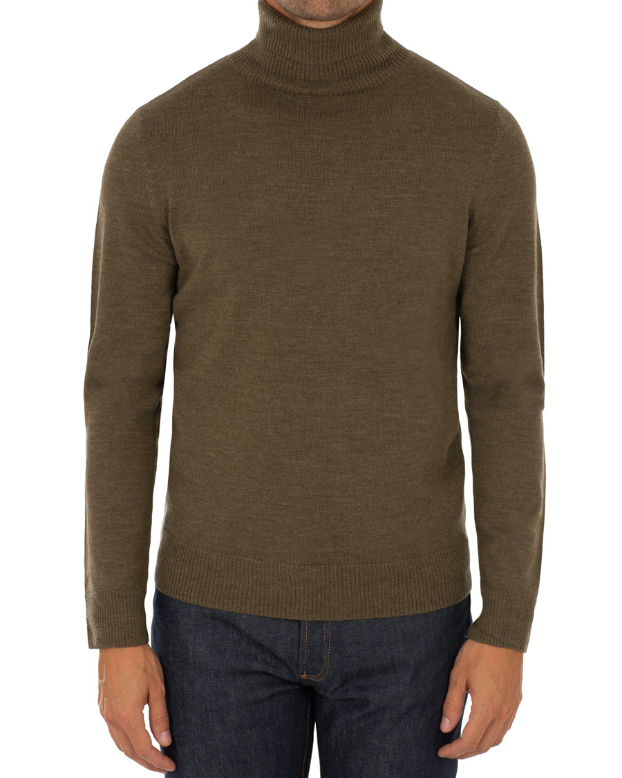 Heren | Truien | A.P.C. | Marcelino Rollneck Khaki Chine