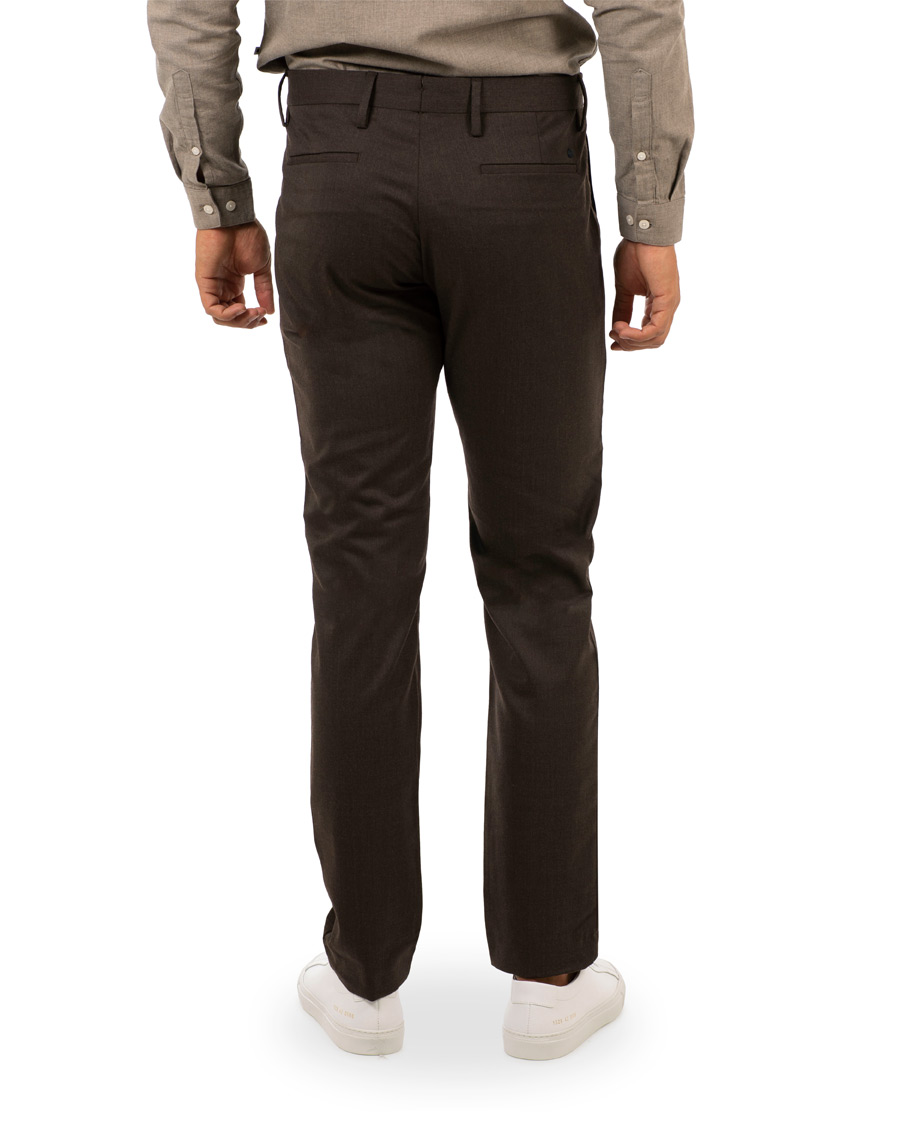 Heren | Broeken | NN07 | New Theo 1249 Wool Trousers Brown