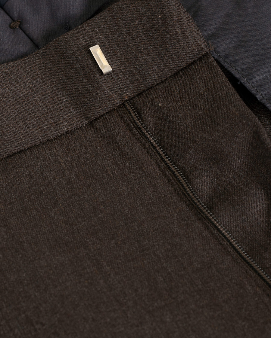 Heren | Broeken | NN07 | New Theo 1249 Wool Trousers Brown