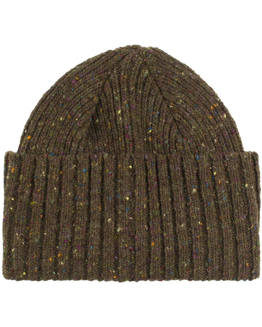 Homme | Drake's Merino Wool Donegal Hat Green | Drake's | Merino Wool Donegal Hat Green