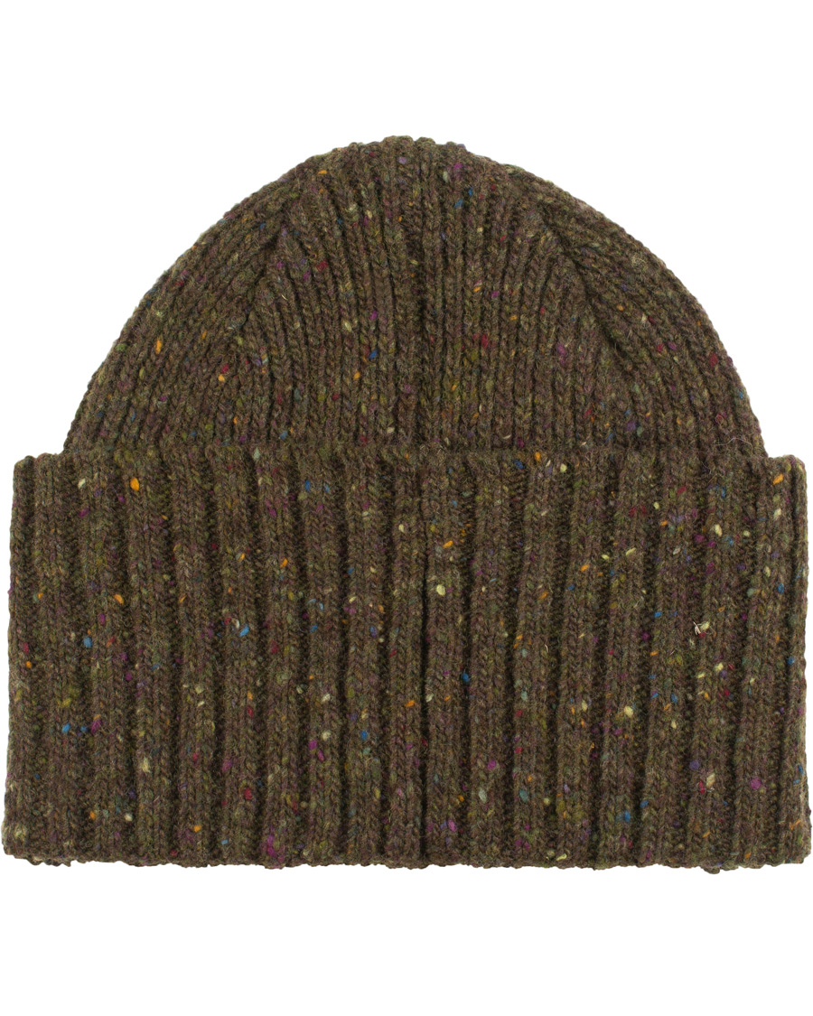 Homme | Drake's Merino Wool Donegal Hat Green | Drake's | Merino Wool Donegal Hat Green