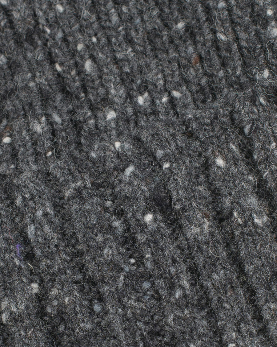 Homme | Drake's Merino Wool Donegal Hat Dark Grey | Drake's | Merino Wool Donegal Hat Dark Grey