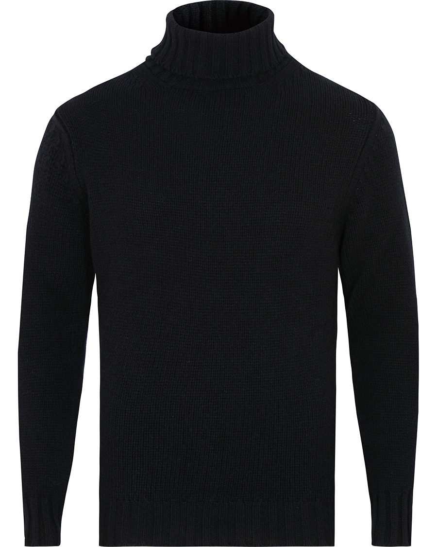 Homme | Pulls Et Tricots | Drake's | Lambswool Rollneck Navy
