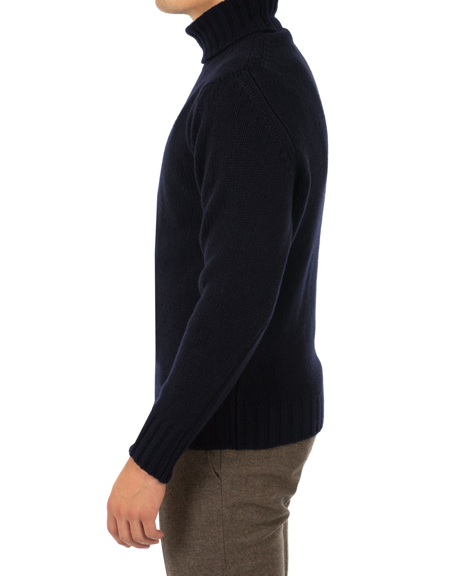 Homme | Pulls Et Tricots | Drake's | Lambswool Rollneck Navy