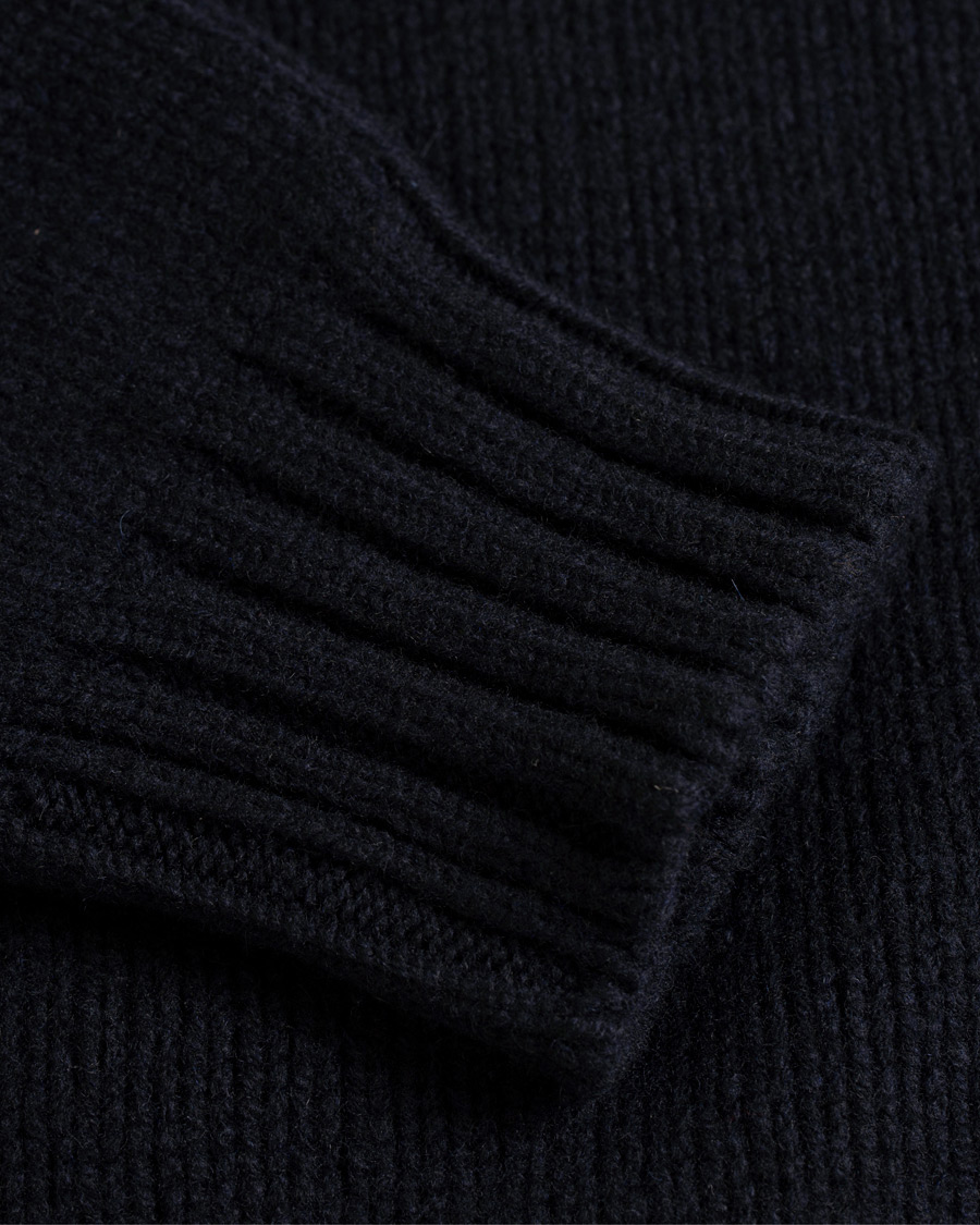 Homme | Pulls Et Tricots | Drake's | Lambswool Rollneck Navy