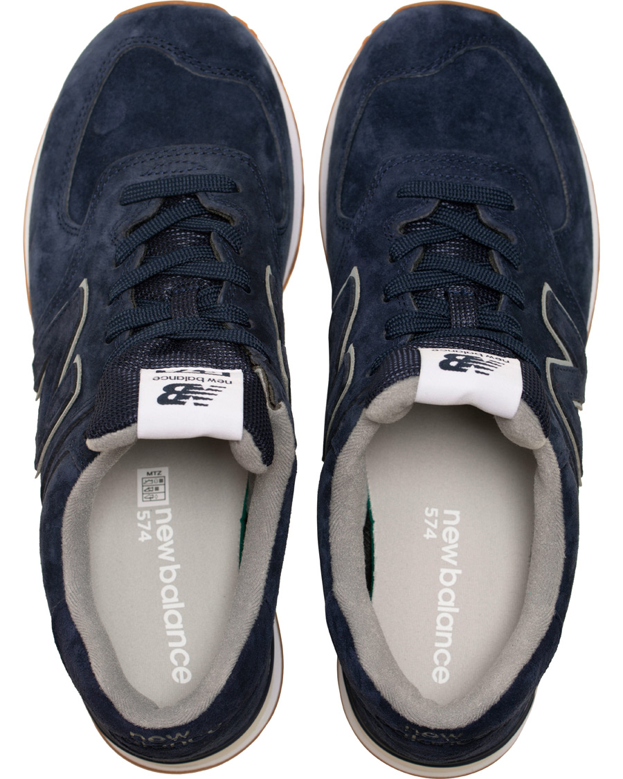 Homme | New Balance 574 Running Sneaker Navy Suede | New Balance | 574 Running Sneaker Navy Suede