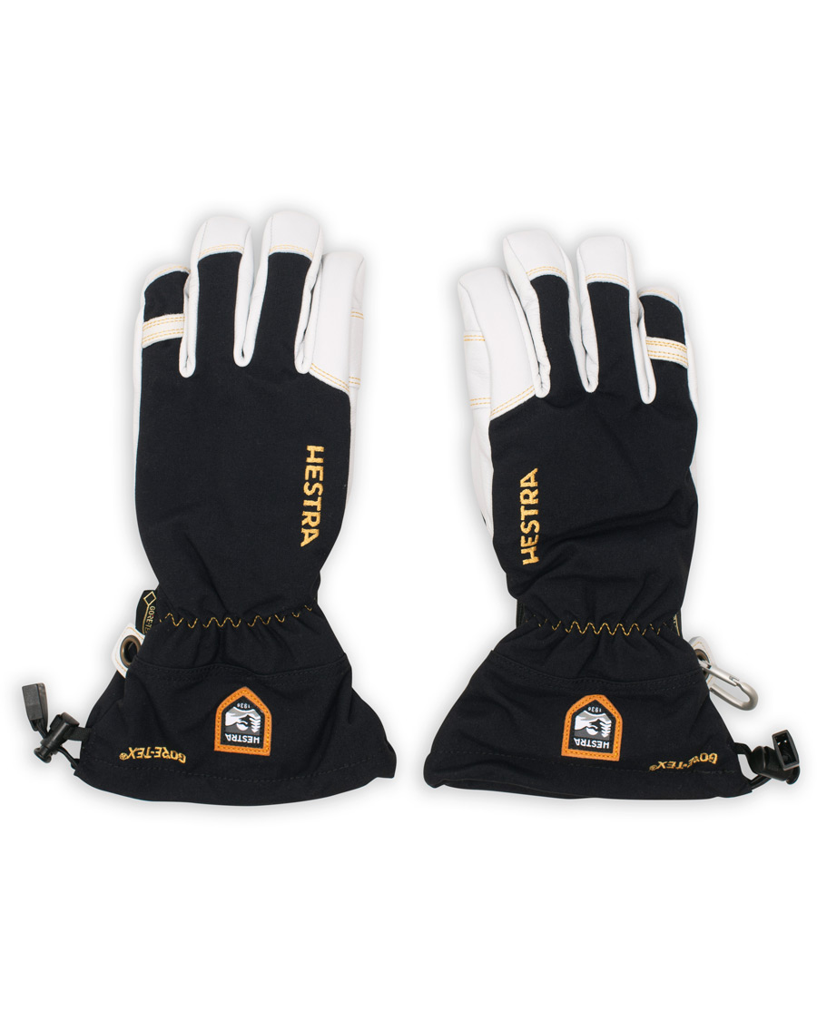 Homme | Hestra Army Leather GORE-TEX® Glove Black/White | Hestra | Army Leather GORE-TEX® Glove Black/White