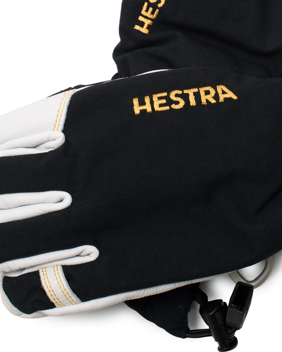 Homme | Hestra Army Leather GORE-TEX® Glove Black/White | Hestra | Army Leather GORE-TEX® Glove Black/White