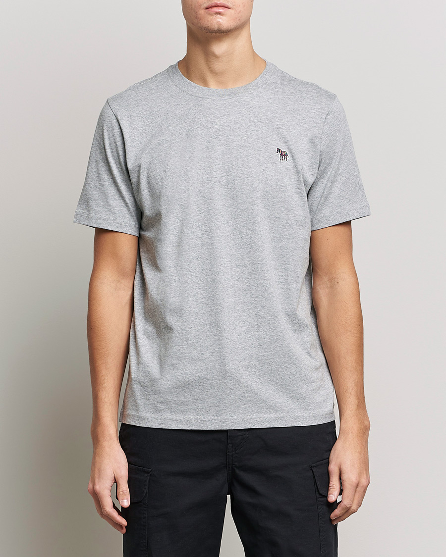 Homme | T-shirts | PS Paul Smith | Organic Cotton Zebra T-Shirt Grey