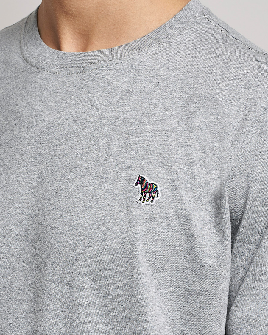 Homme | T-shirts | PS Paul Smith | Organic Cotton Zebra T-Shirt Grey