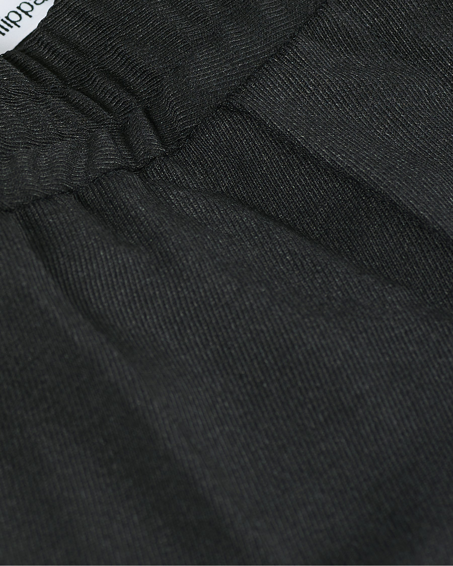 Homme | Pantalons | Filippa K | Terry Gabardine Cropped Turn Up Trousers Antracite