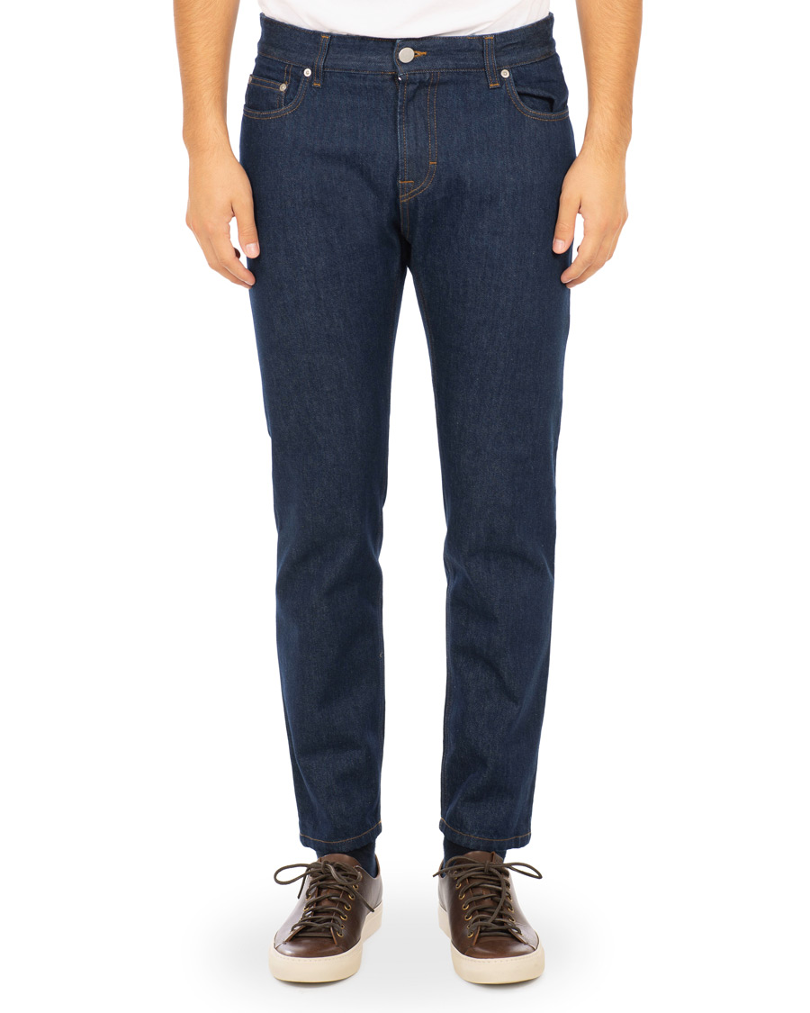 Heren | Jeans | Filippa K | Byron Selvedge Jeans Blue Wash