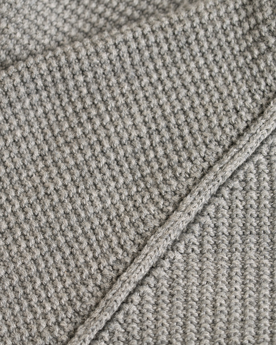 Homme | Pulls Et Tricots | Filippa K | Cotton Texture R Neck Sweater Grey Melange