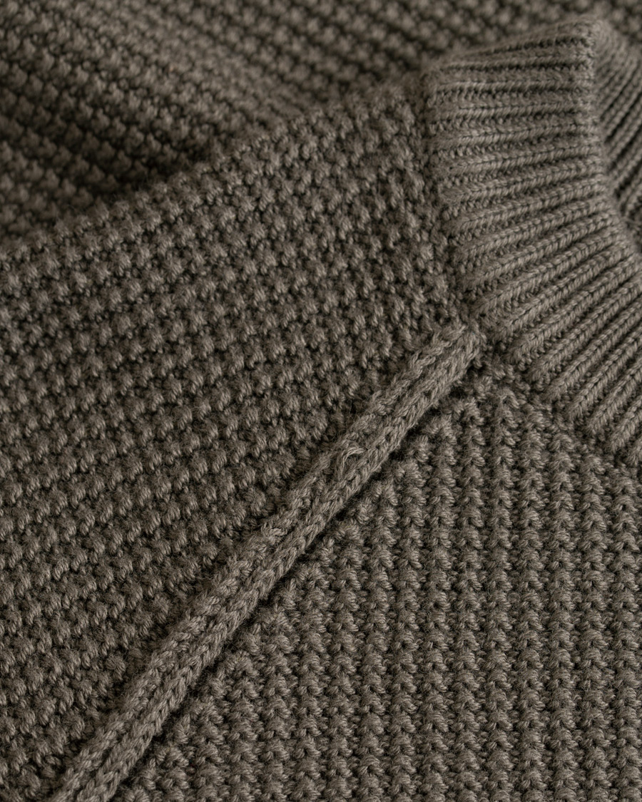Heren | Truien | Filippa K | Cotton Texture R Neck Sweater Beluga