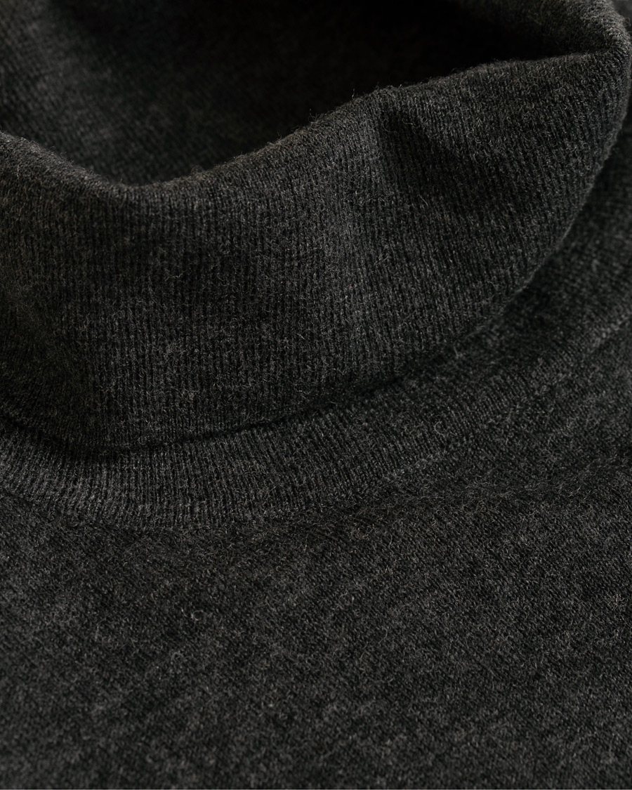 Homme | Pulls Et Tricots | Filippa K | Wool/Silk Rollneck Dark Grey Melange