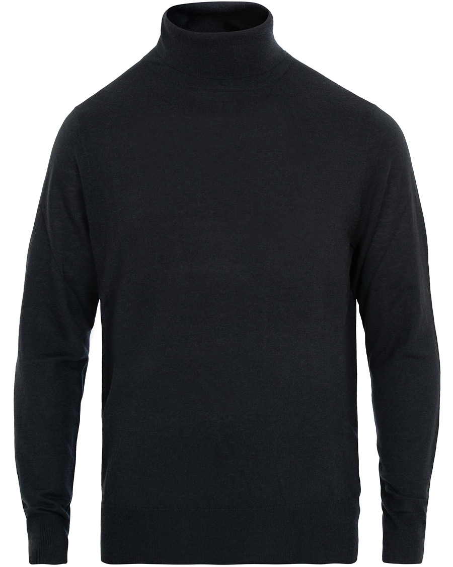 Homme | Pulls Et Tricots | Filippa K | Wool/Silk Rollneck Dark Navy