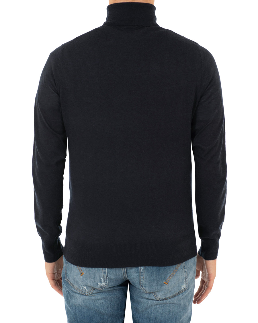 Homme | Pulls Et Tricots | Filippa K | Wool/Silk Rollneck Dark Navy