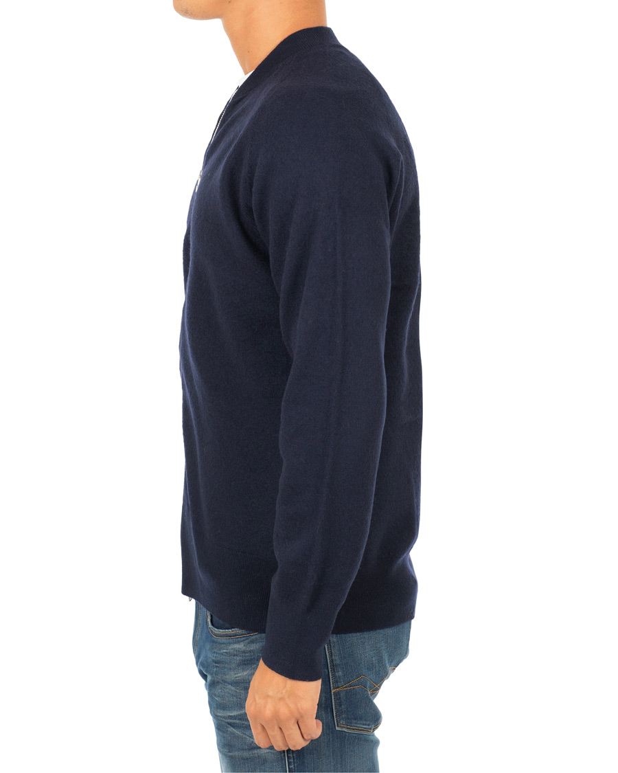 Homme | Pulls Et Tricots | Filippa K | Boiled Wool Zip Jacket Hope