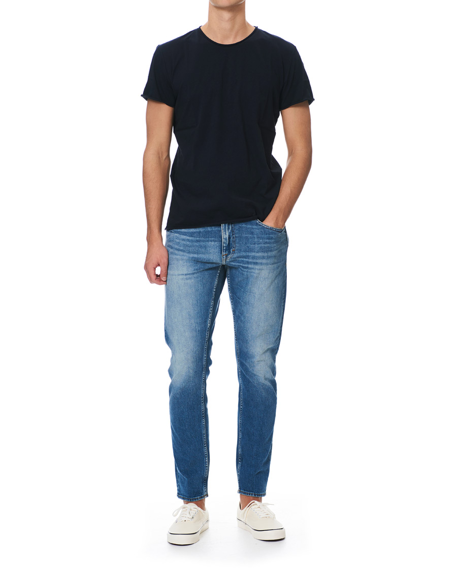 Homme | T-shirts | Filippa K | Roll Neck Tee Navy
