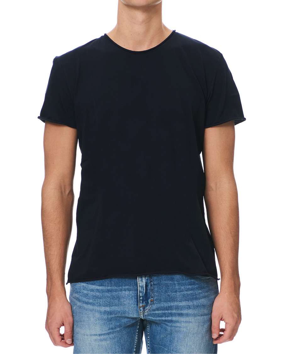Homme | T-shirts | Filippa K | Roll Neck Tee Navy