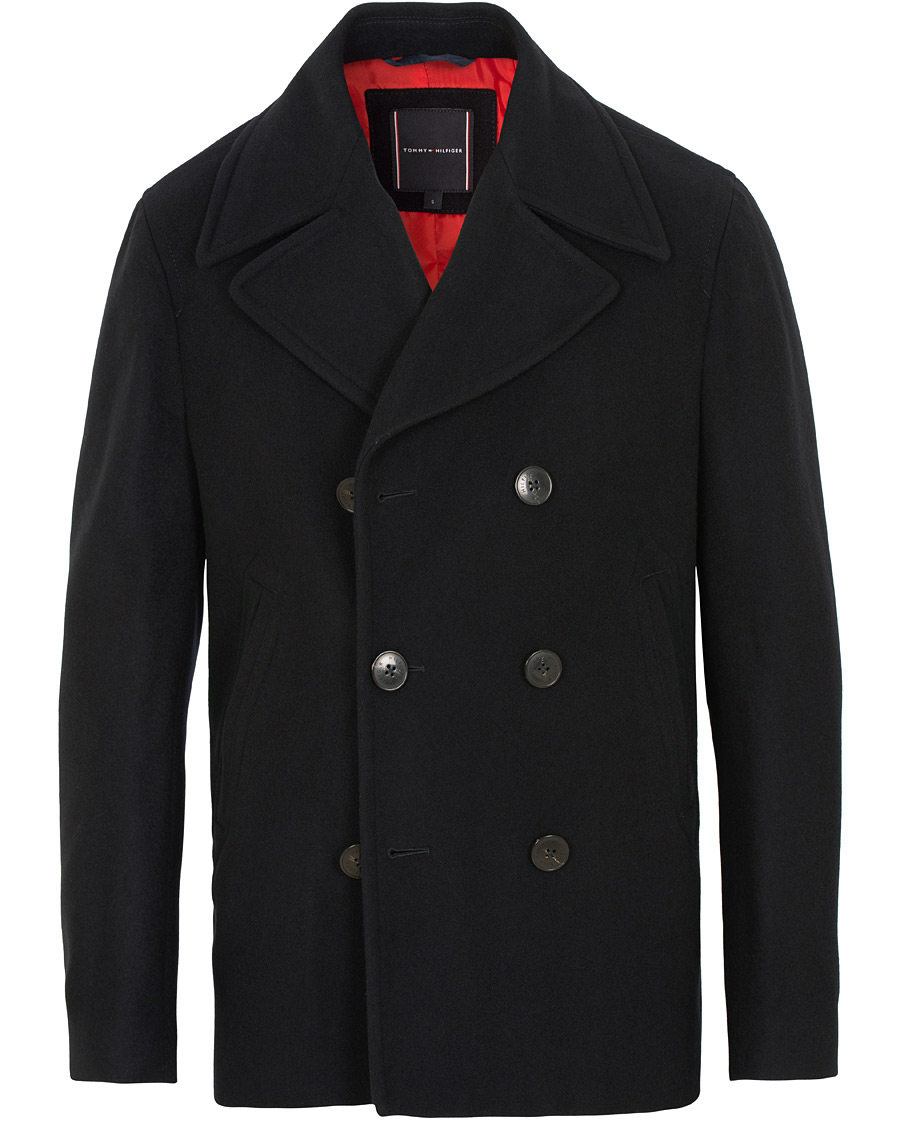 Homme | Manteaux Et Vestes | Tommy Hilfiger | Short Peacoat Sky Captain