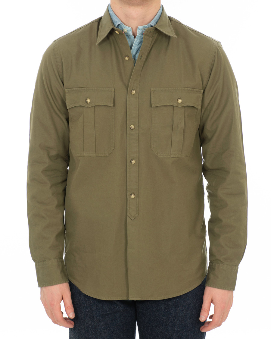 Homme | Chemises | Tommy Hilfiger | Military Twill Shirt Dusty Olive