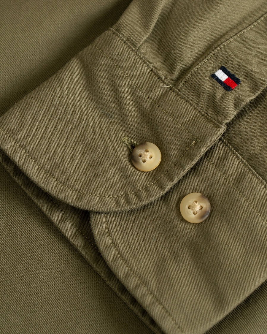 Homme | Chemises | Tommy Hilfiger | Military Twill Shirt Dusty Olive