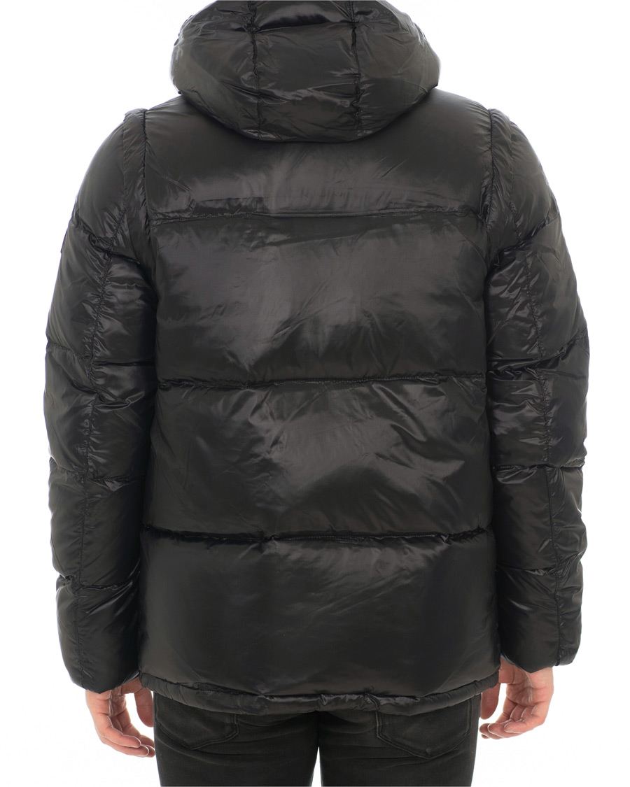 Heren | Jassen | Tommy Hilfiger | Shiny Hooded Down Jacket Jet Black