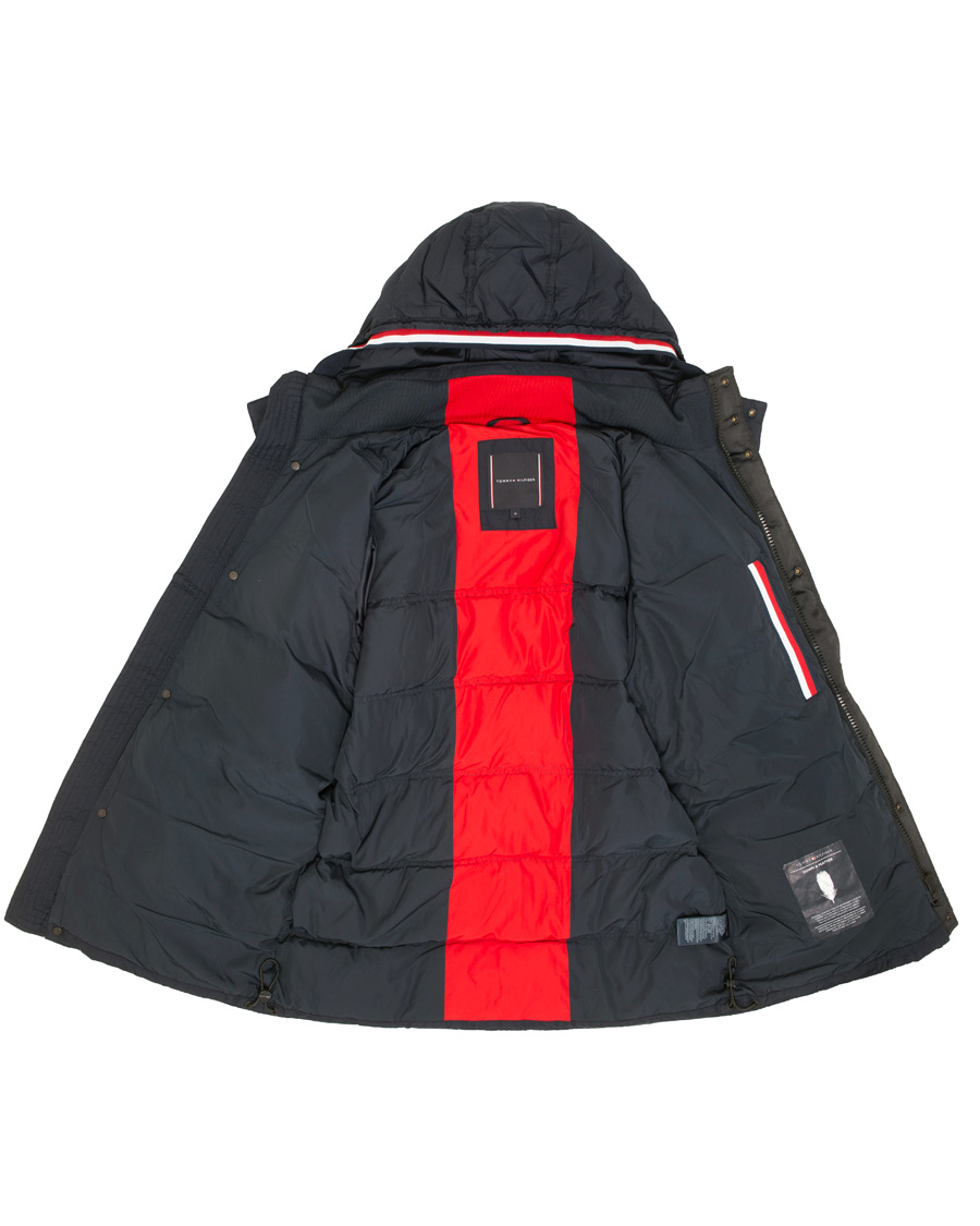 Homme | Manteaux Et Vestes | Tommy Hilfiger | Down Hooded Jacket Sky Captain