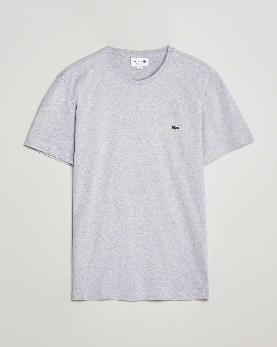Homme | T-shirts | Lacoste | Crew Neck T-Shirt Silver Chine
