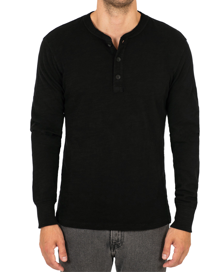 Homme | Pulls Et Tricots | rag & bone | Classic Henley Jet Black