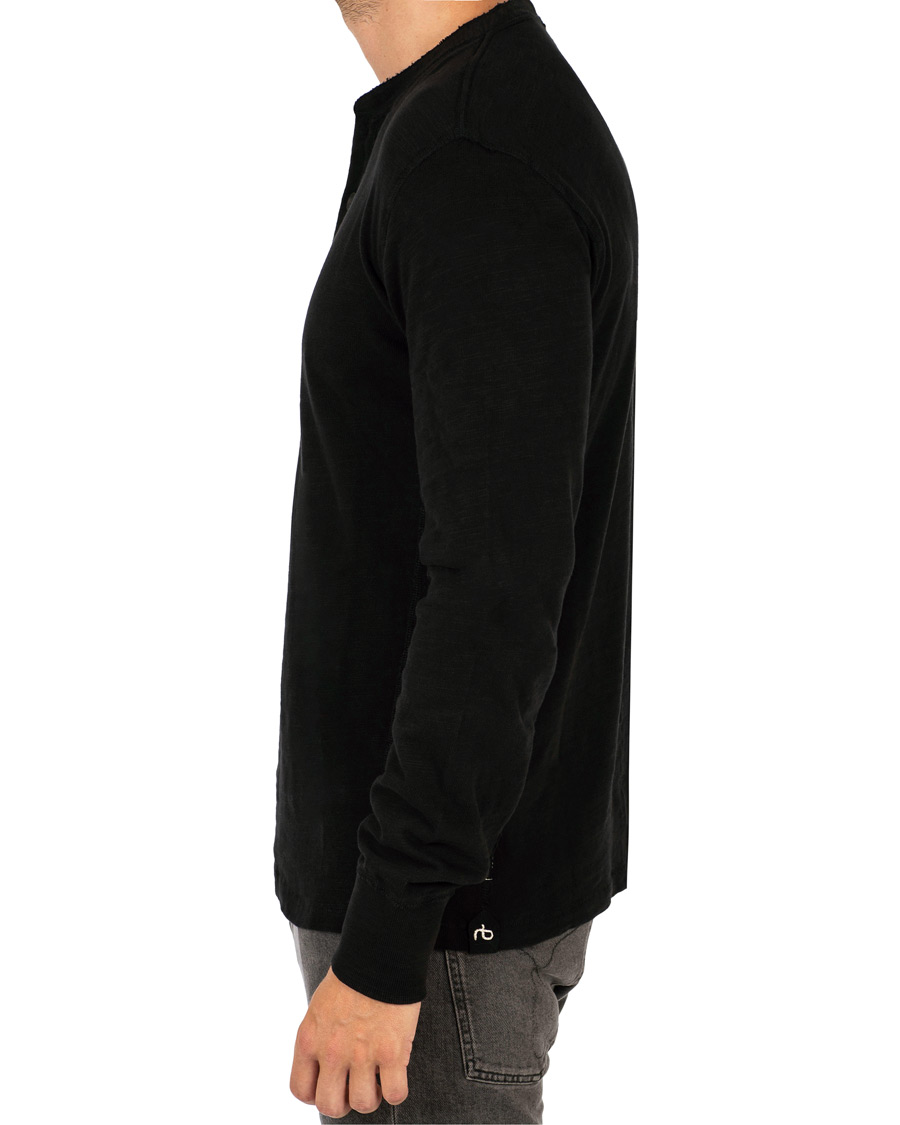 Homme | Pulls Et Tricots | rag & bone | Classic Henley Jet Black
