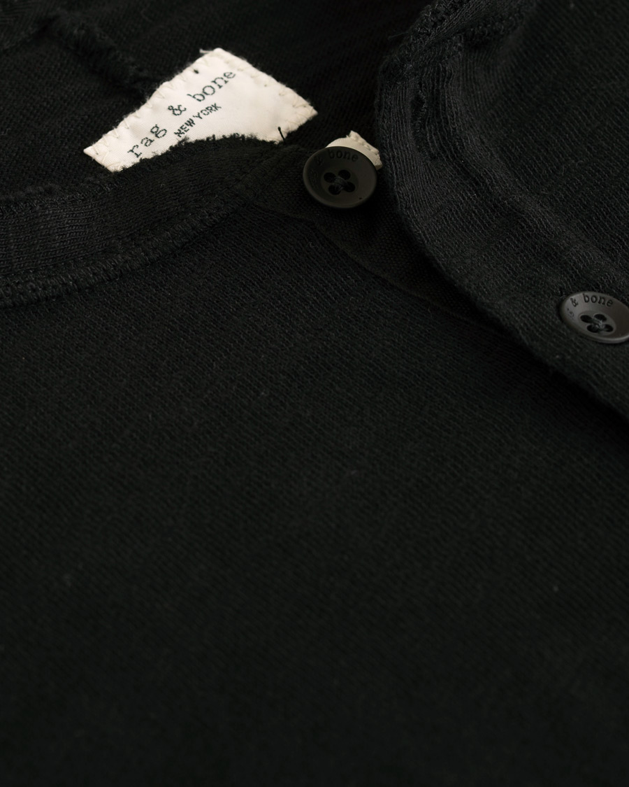 Homme | Pulls Et Tricots | rag & bone | Classic Henley Jet Black