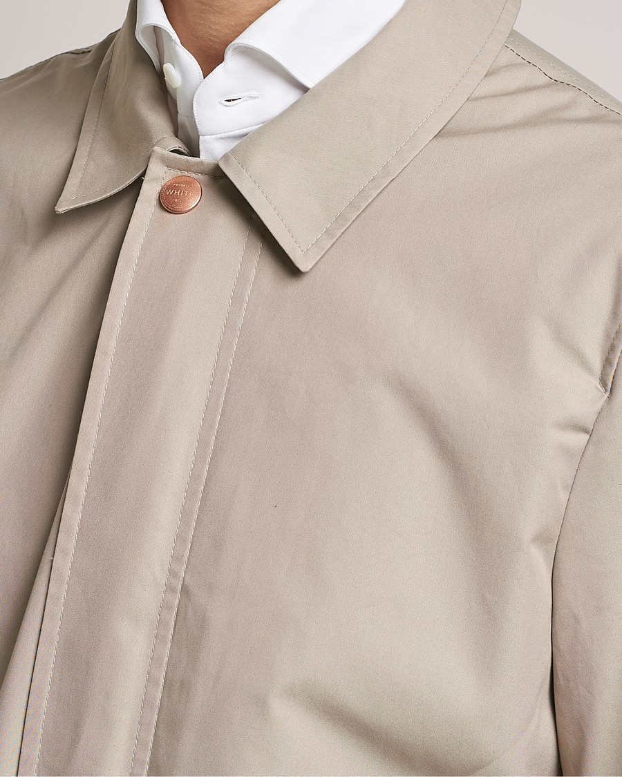 Homme | Manteaux Et Vestes | Private White V.C. | Unlined Cotton Ventile Mac Coat 3.0 Stone