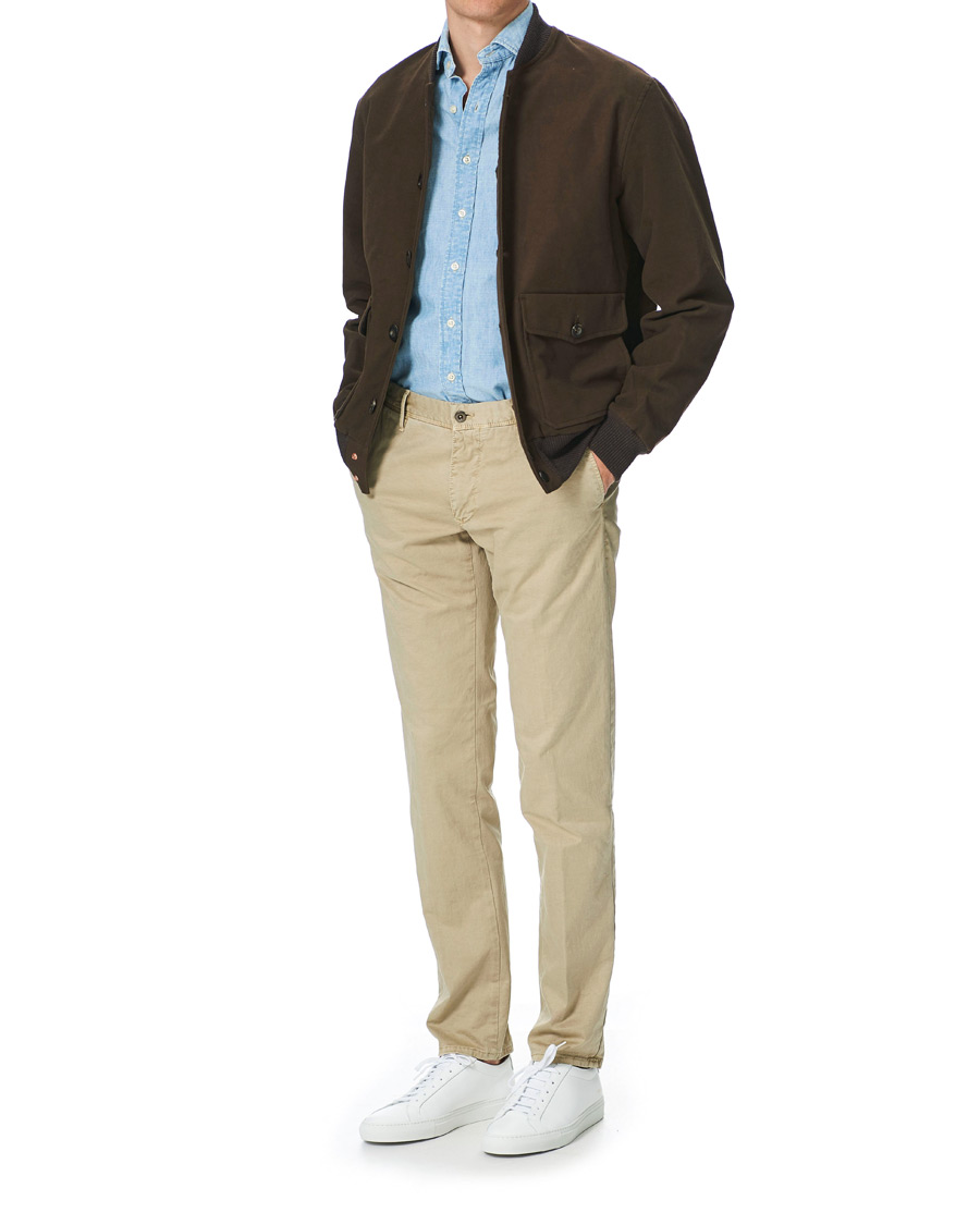 Homme | Manteaux Et Vestes | Private White V.C. | Moleskin Bomber Jacket Brown