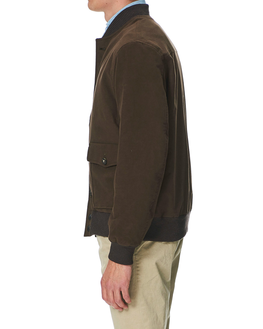 Homme | Manteaux Et Vestes | Private White V.C. | Moleskin Bomber Jacket Brown