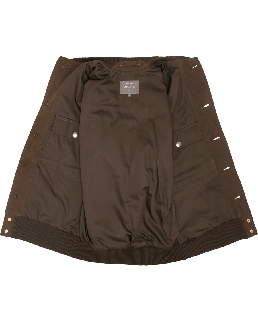 Homme | Manteaux Et Vestes | Private White V.C. | Moleskin Bomber Jacket Brown