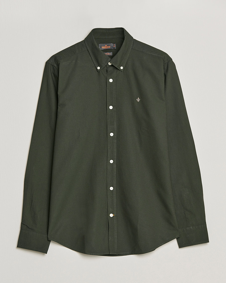 Heren | Overhemden | Morris | Douglas Oxford Shirt Olive