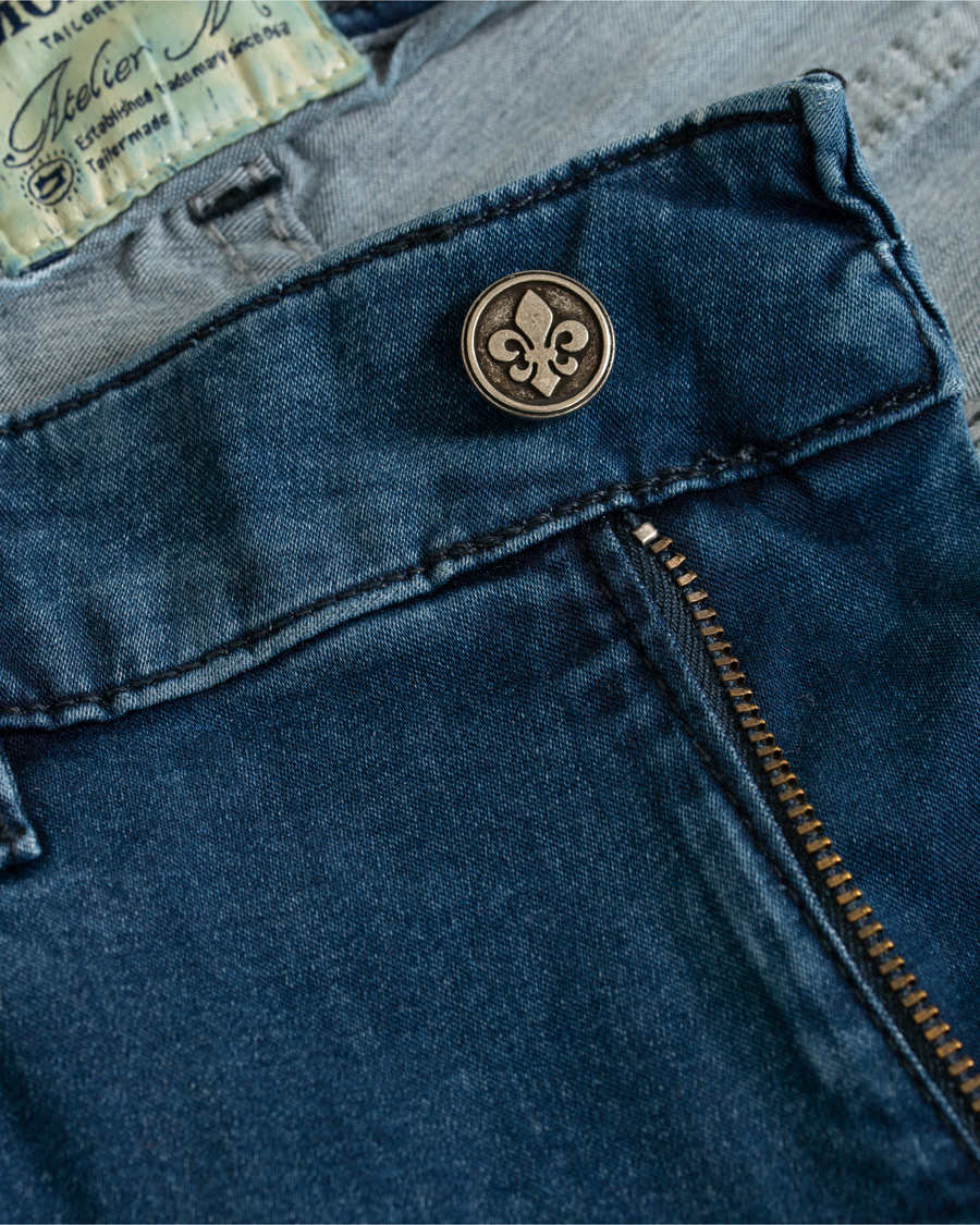 Homme | Jeans | Morris | Steve Satin Stretch Jeans Blue