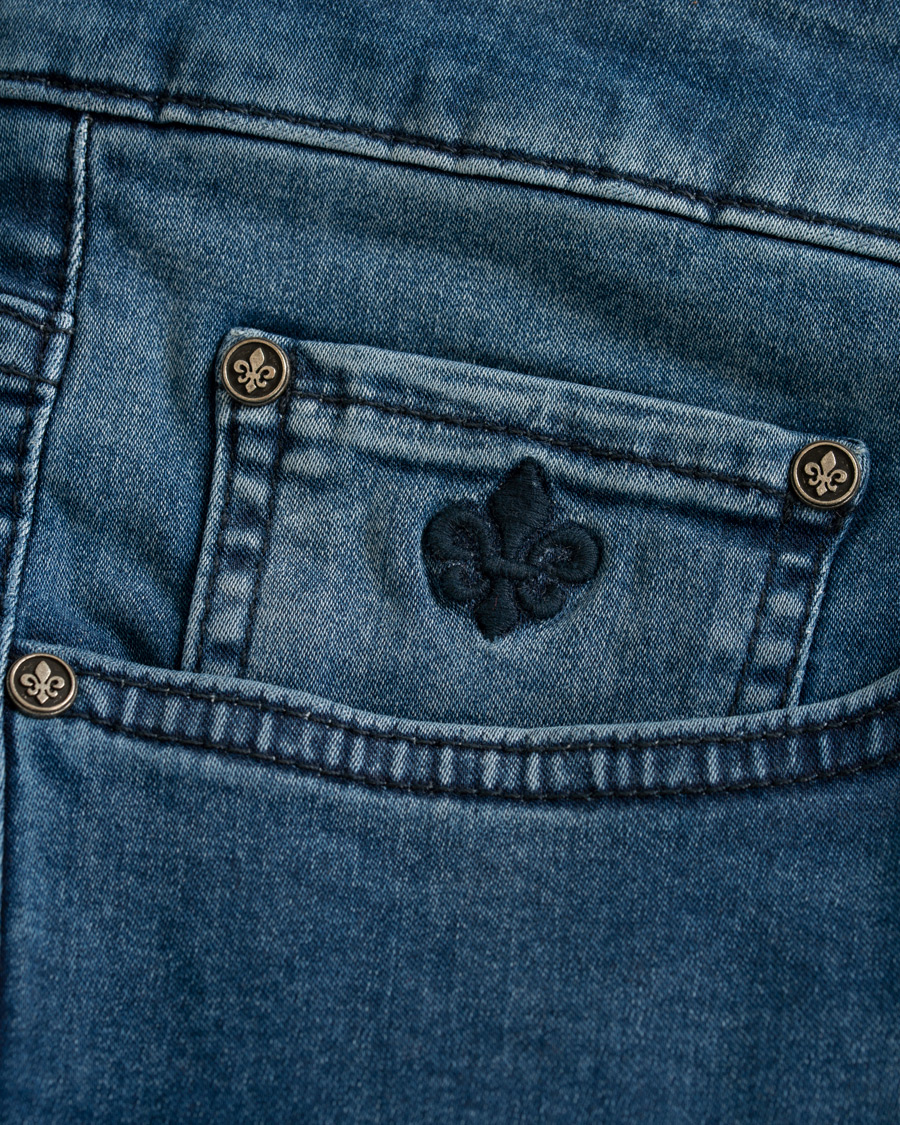 Homme | Jeans | Morris | Steve Satin Stretch Jeans Blue