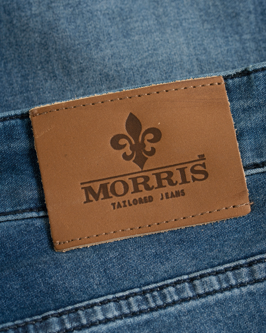 Homme | Jeans | Morris | Steve Satin Stretch Jeans Blue