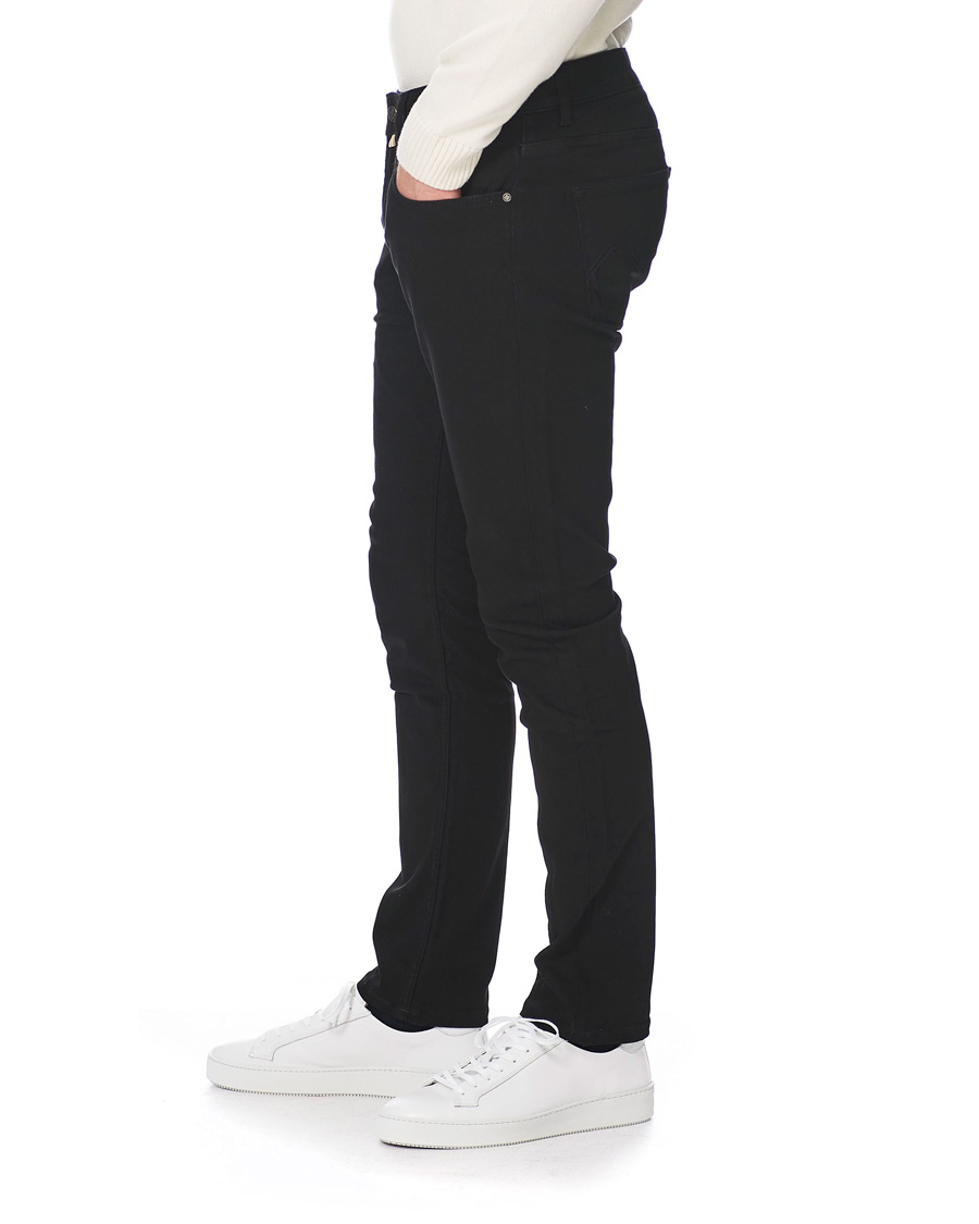 Homme | Jeans | Morris | Steve Satin Stretch Jeans Black