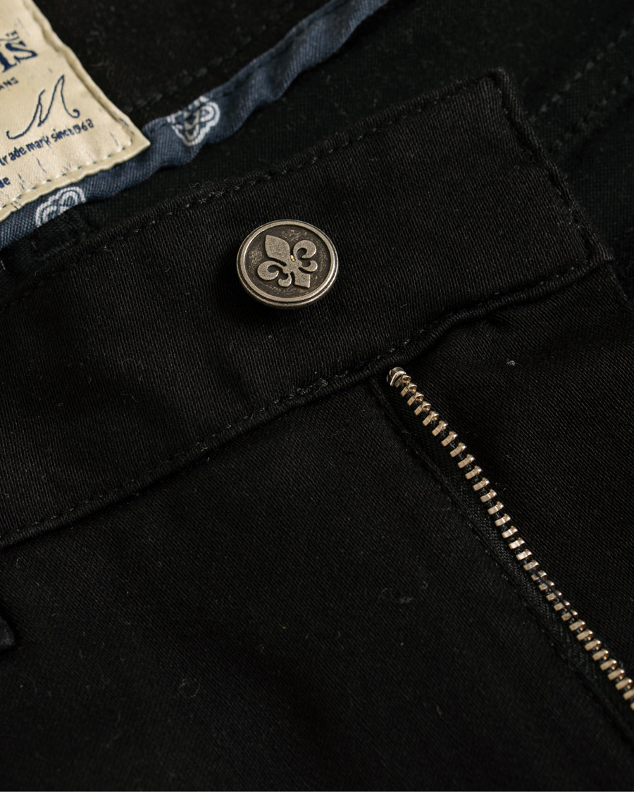 Homme | Jeans | Morris | Steve Satin Stretch Jeans Black