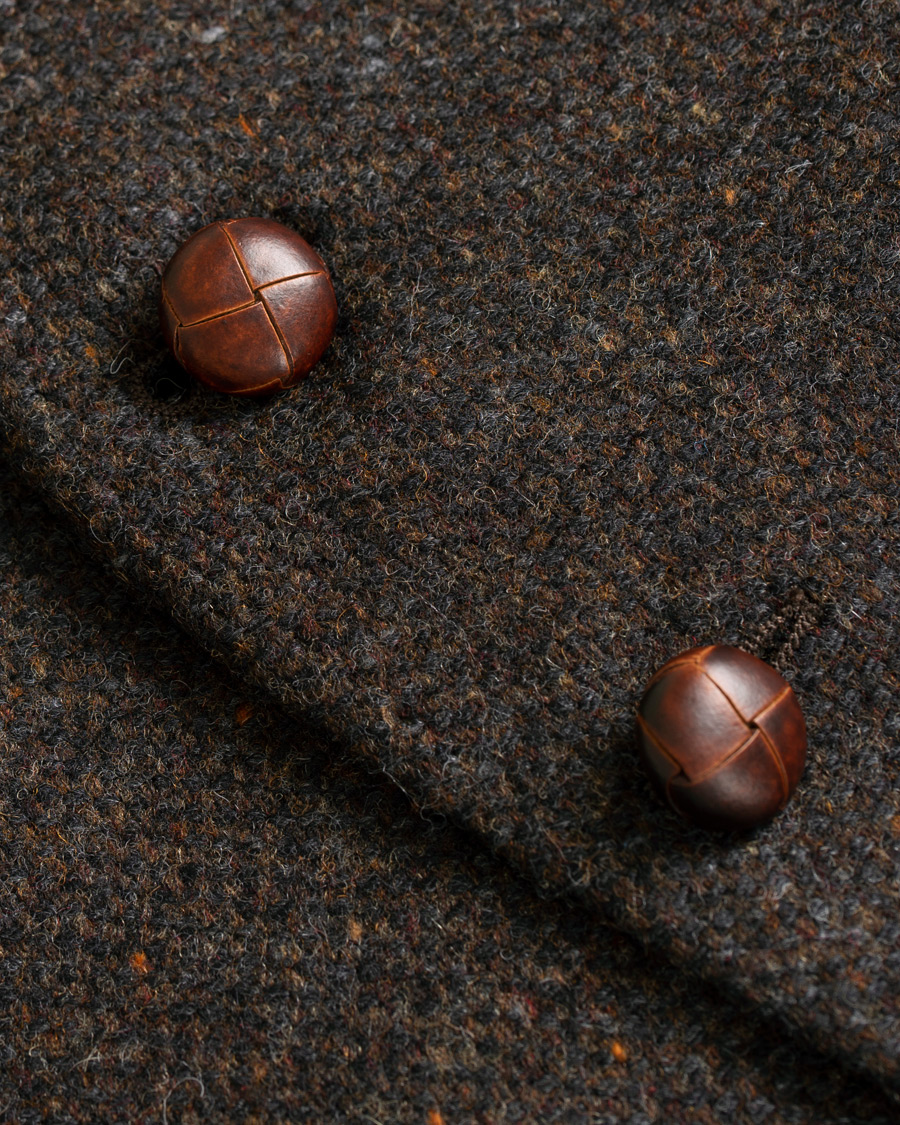 Homme | Blazers | Morris | Harris Tweed Waistcoat Brown
