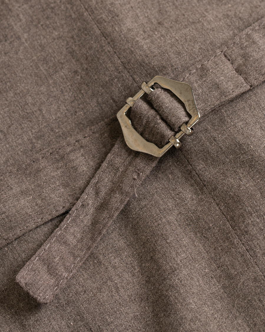 Homme | Blazers | Morris | Harris Tweed Waistcoat Brown