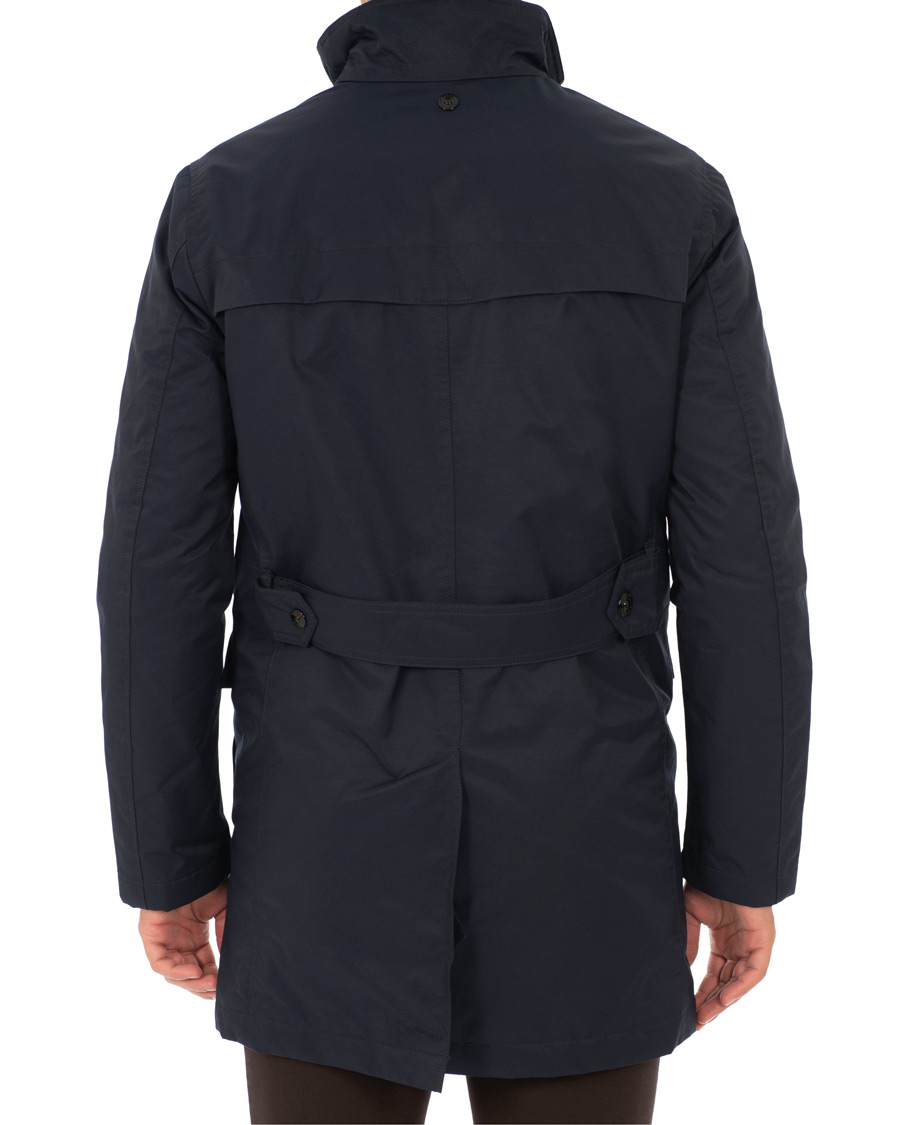 Homme | Manteaux Et Vestes | Oscar Jacobson | Danton Water Repellent Coat Navy